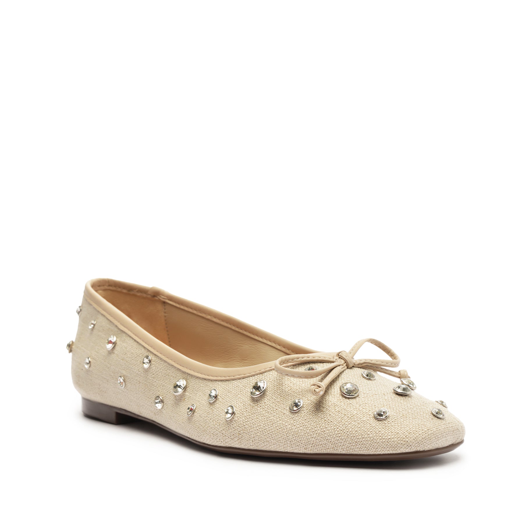 Arissa Shine Linen Flat SPRING 24 - Schutz Shoes