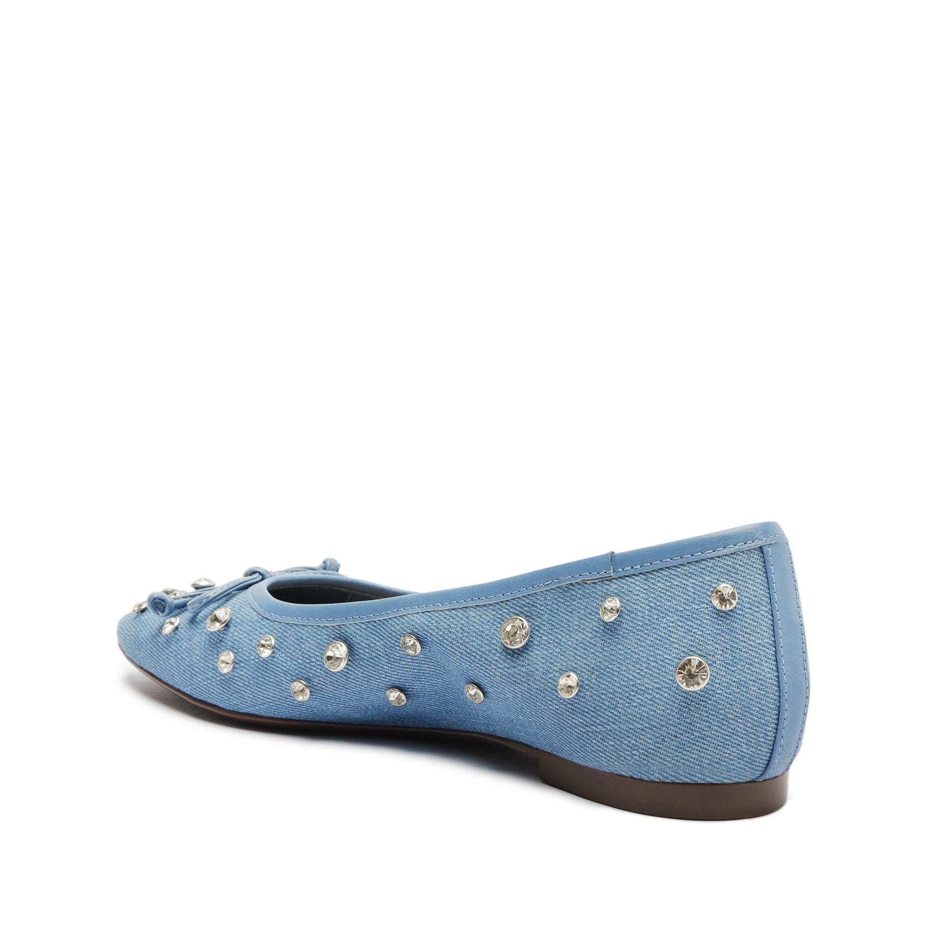 Arissa Shine Denim Flat Flats SPRING 24    - Schutz Shoes