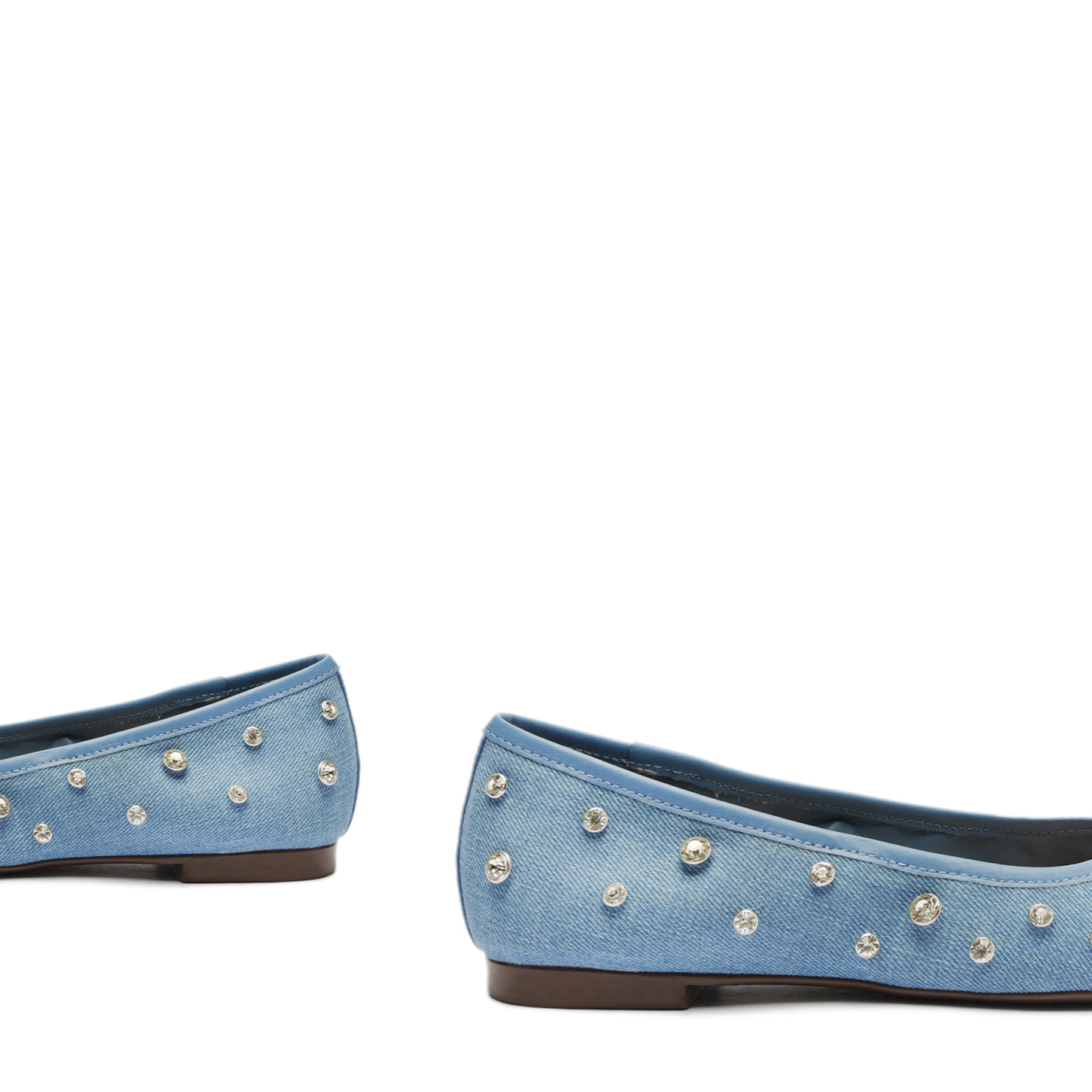 Arissa Shine Denim Flat Flats SPRING 24    - Schutz Shoes