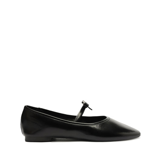 Nancy Soft Leather Flat Flats WINTER 23 5 Black Soft Leather - Schutz Shoes