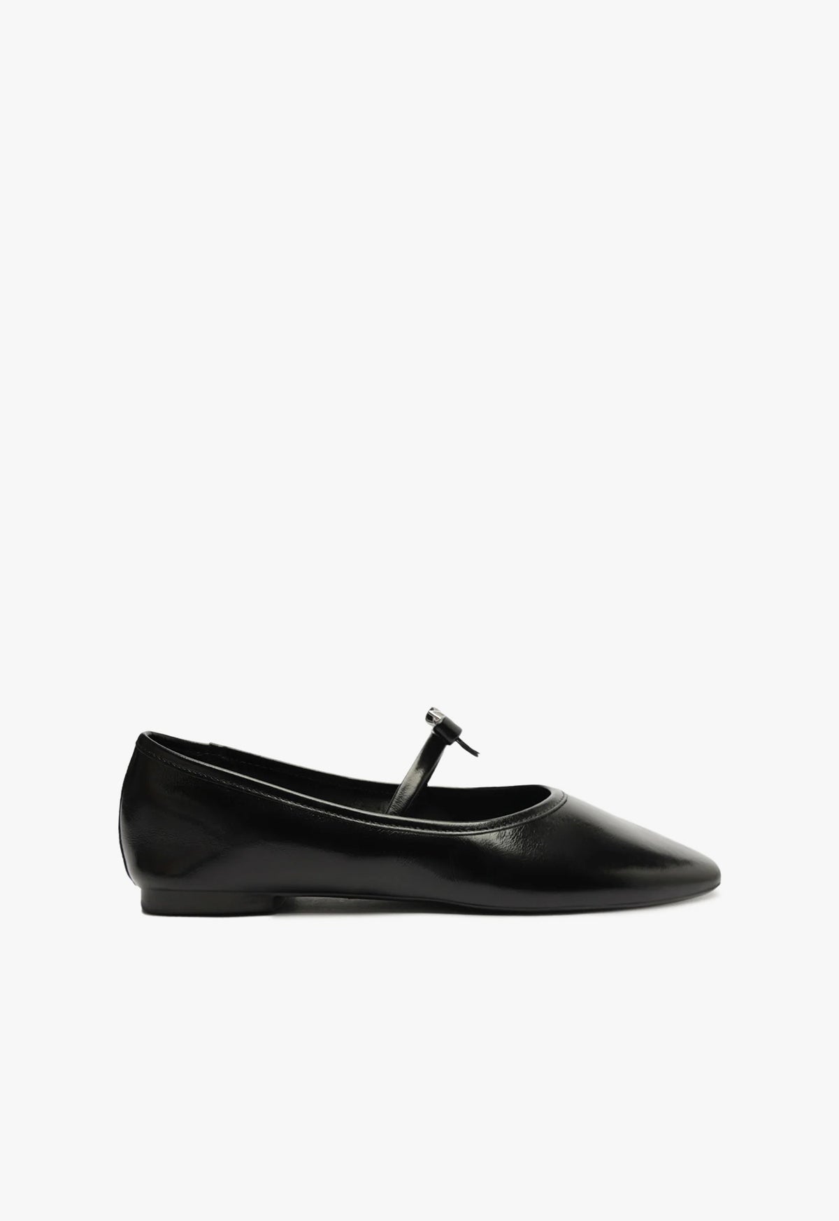 Nancy Soft Leather Flat Flats WINTER 23 5 Black Soft Leather - Schutz Shoes