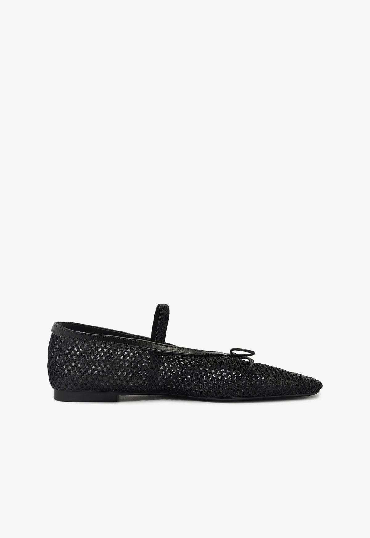 Arissa Mesh Flat Flats Pre Fall 24 5 Black Synthetic - Schutz Shoes