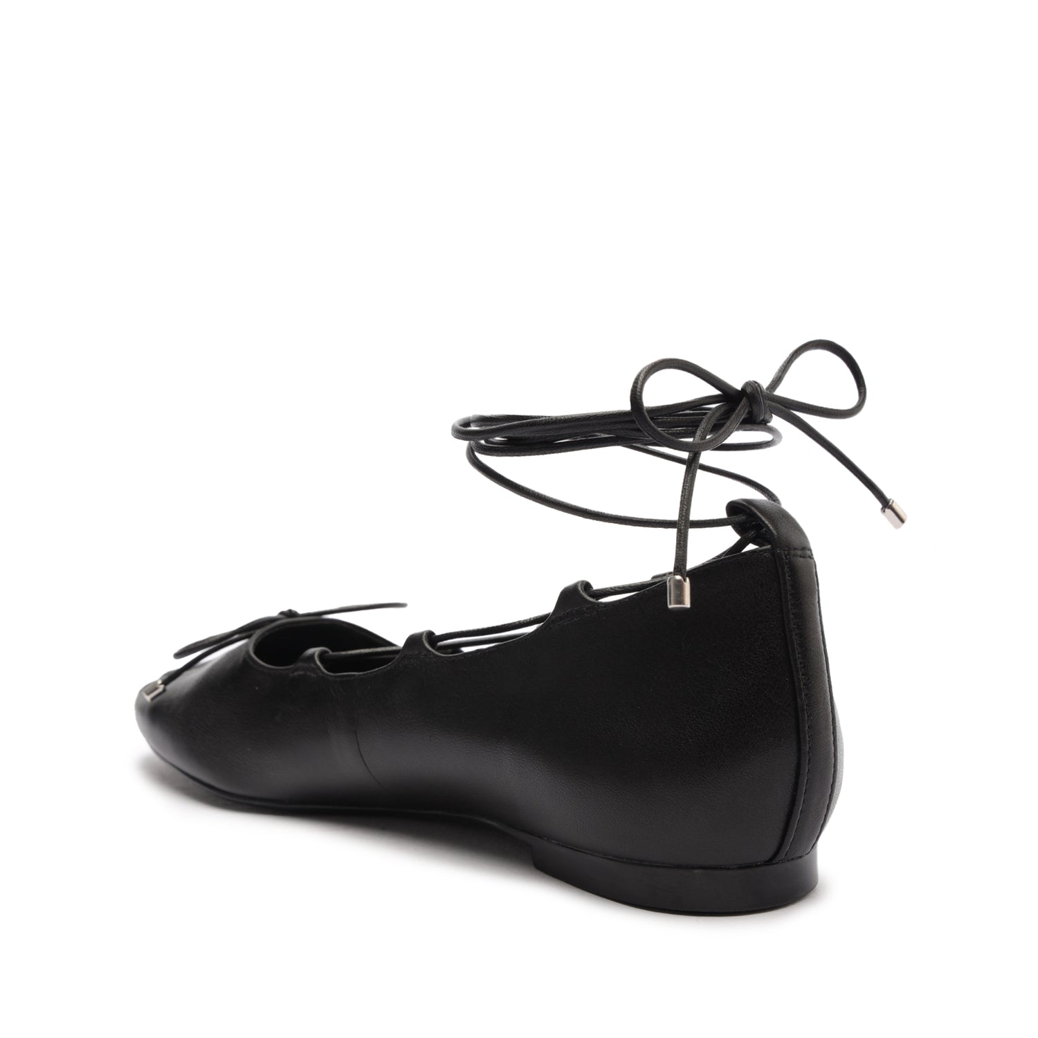 Arissa Lace Up Leather Flat Flats Pre Fall 24    - Schutz Shoes