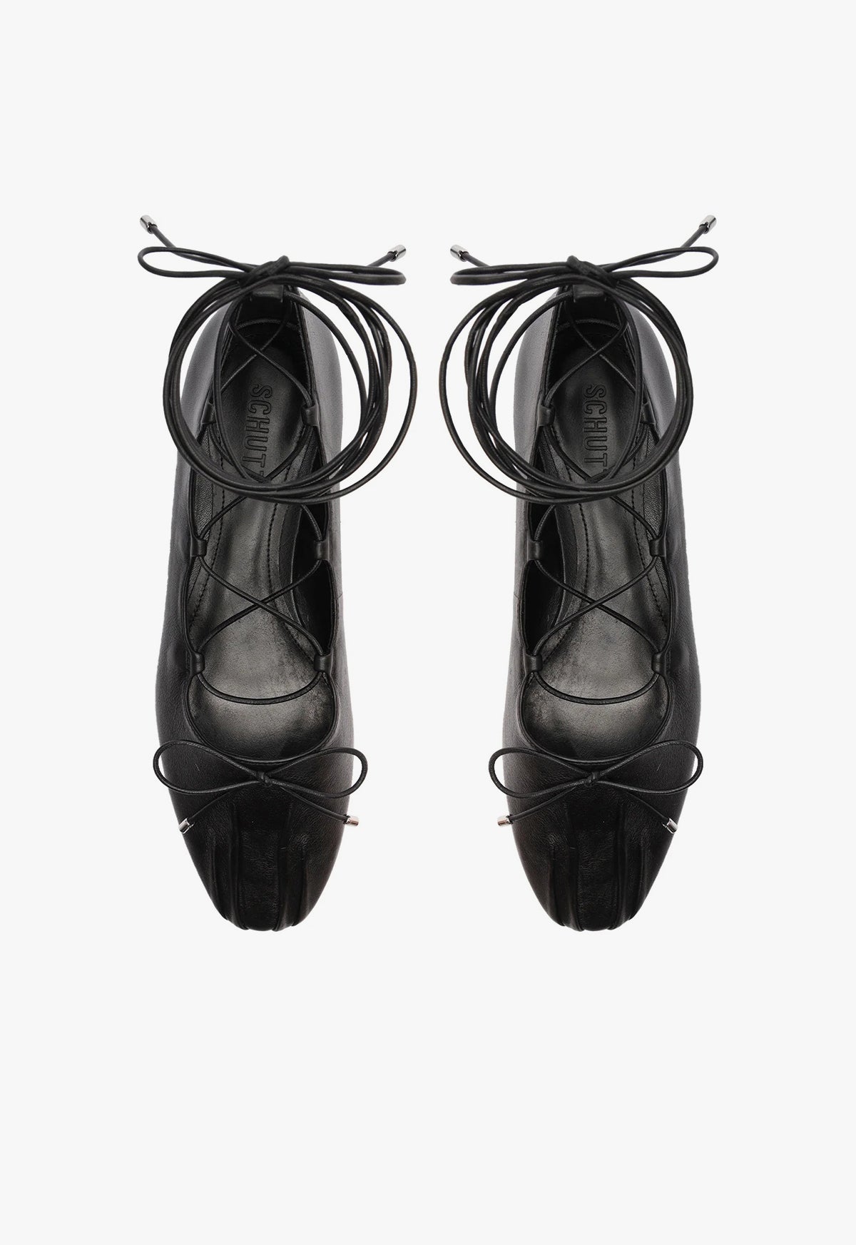 Arissa Lace Up Leather Flat Flats Pre Fall 24    - Schutz Shoes