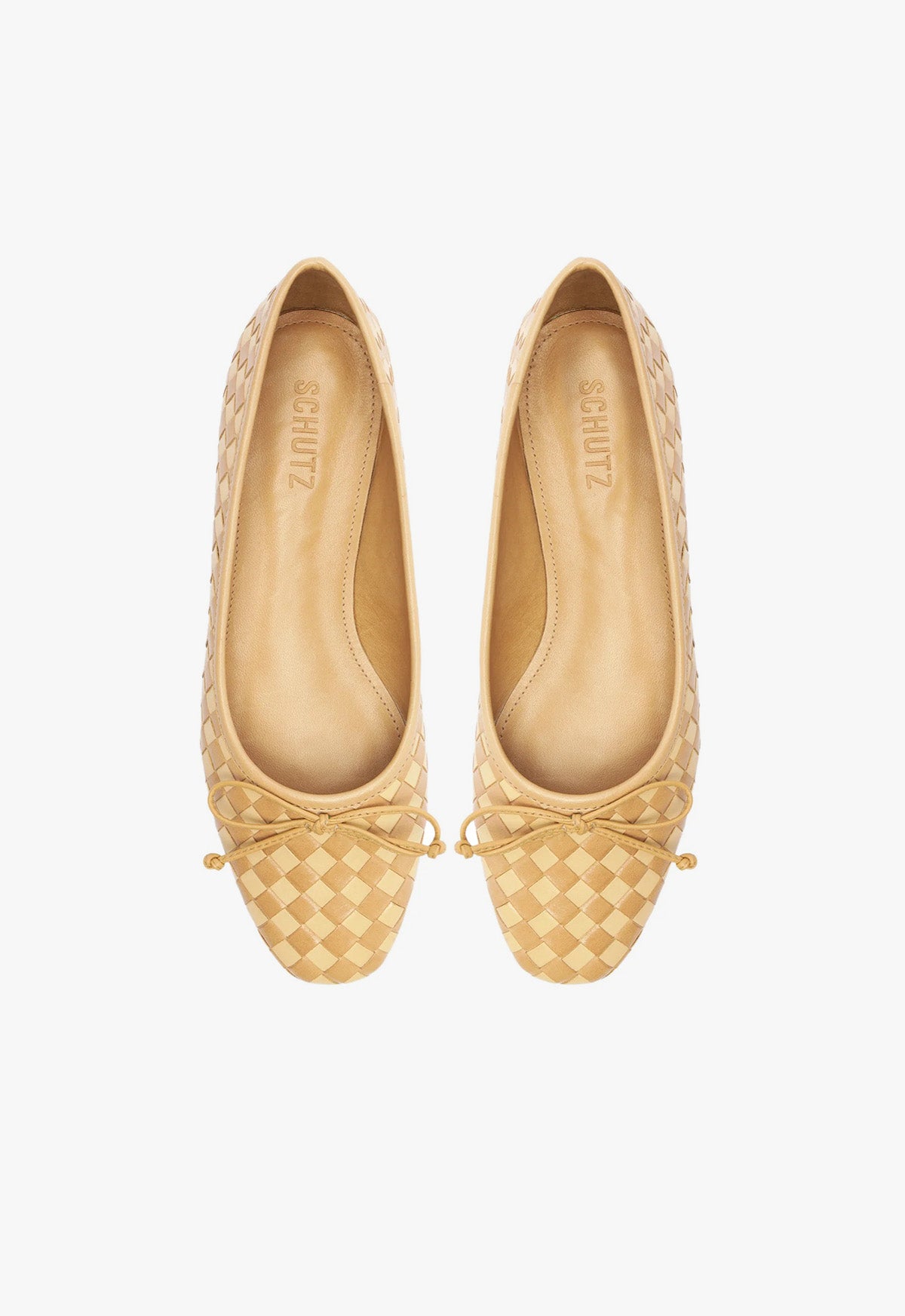 Arissa Woven Leather Flat Summer 24 - Schutz Shoes