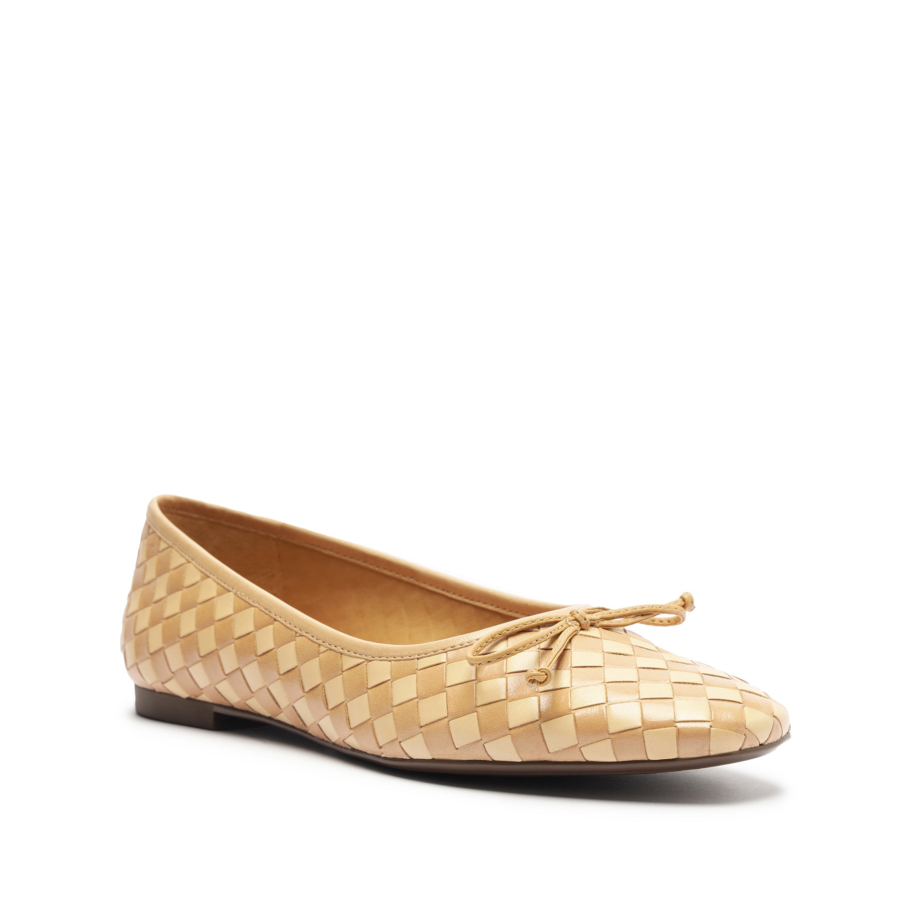 Arissa Woven Leather Flat Flats Summer 24    - Schutz Shoes