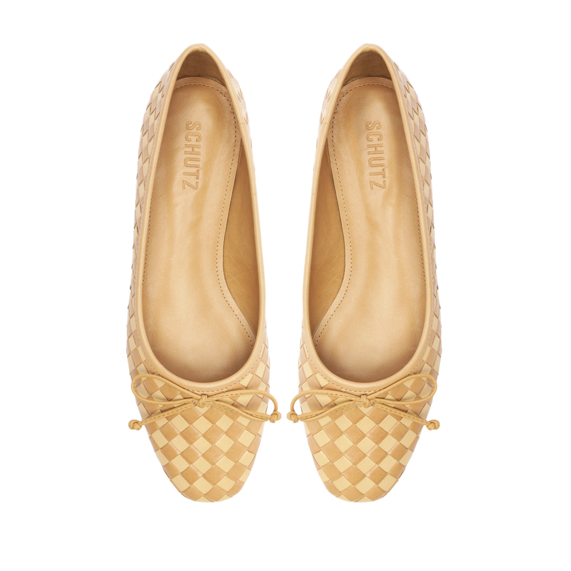 Arissa Woven Leather Flat Flats Summer 24    - Schutz Shoes