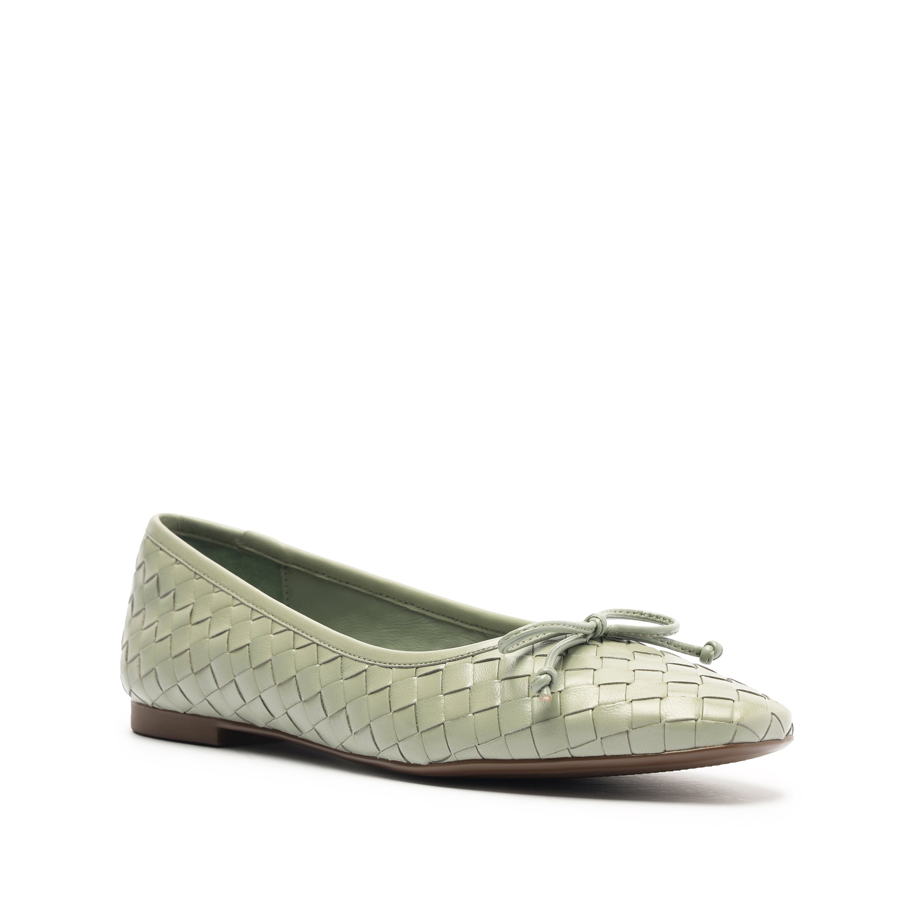 Arissa Woven Leather Flat Flats Summer 24    - Schutz Shoes