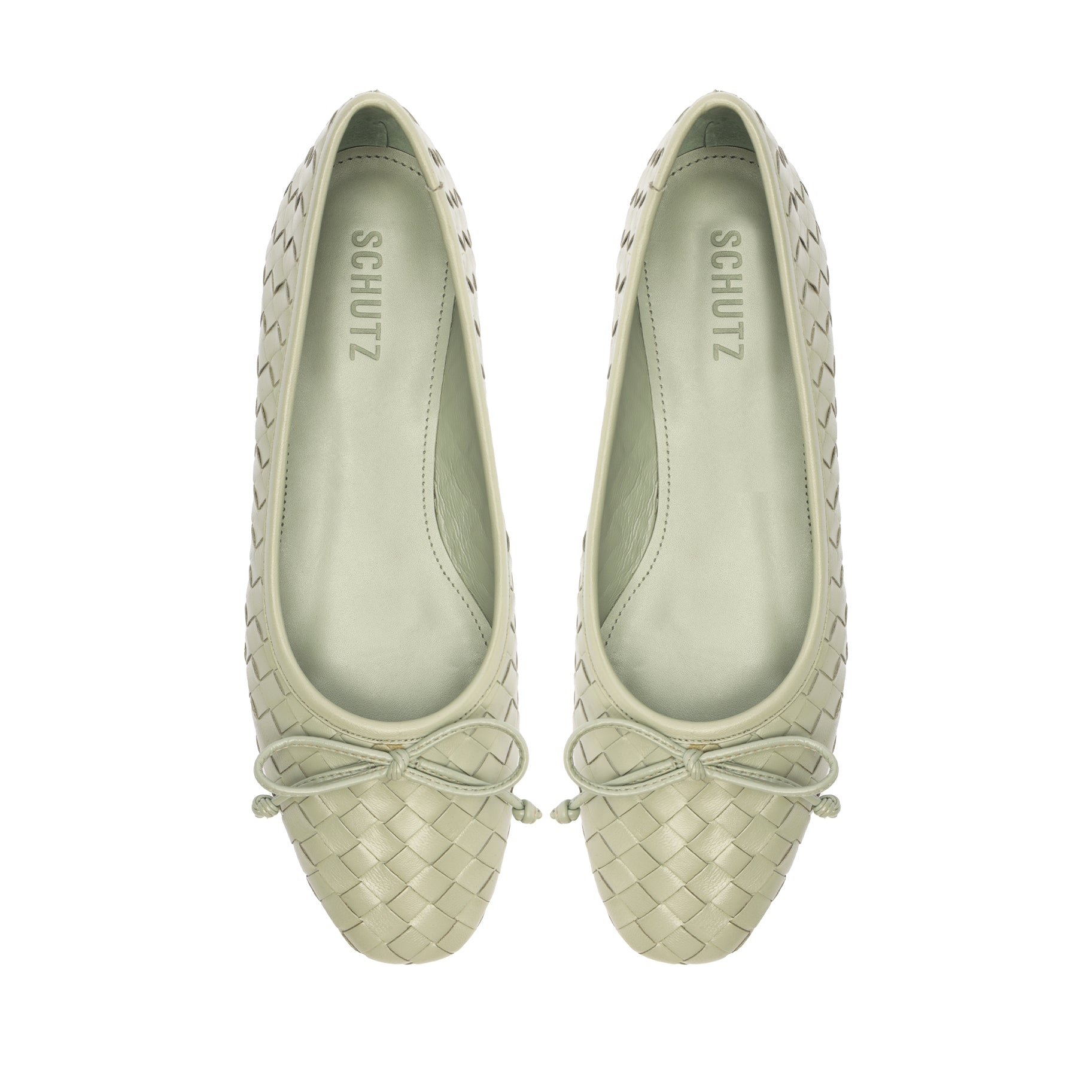 Arissa Woven Leather Flat Flats Summer 24    - Schutz Shoes