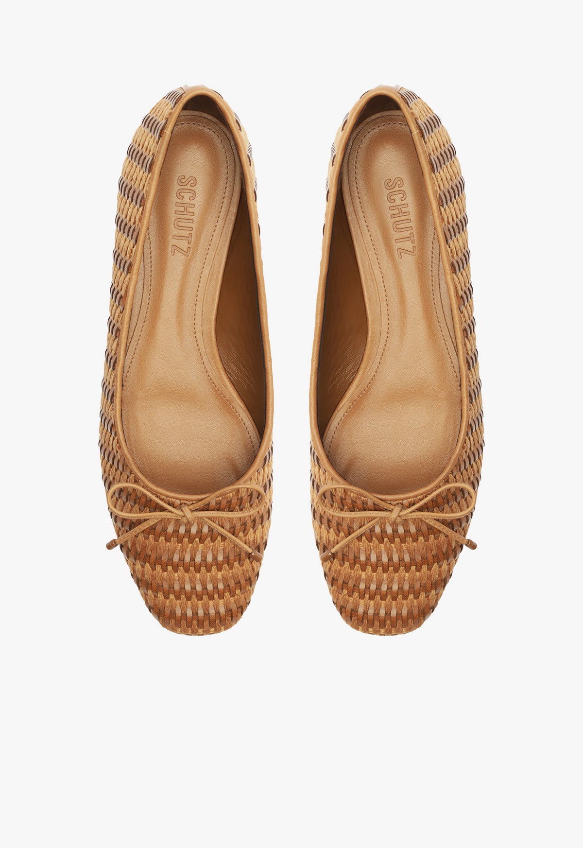 Arissa Straw Ballet Flat Flats Resort 25 - Schutz Shoes