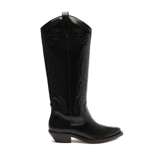 Zachy Up Leather Boot Boots FALL 23 5 Black Leather - Schutz Shoes