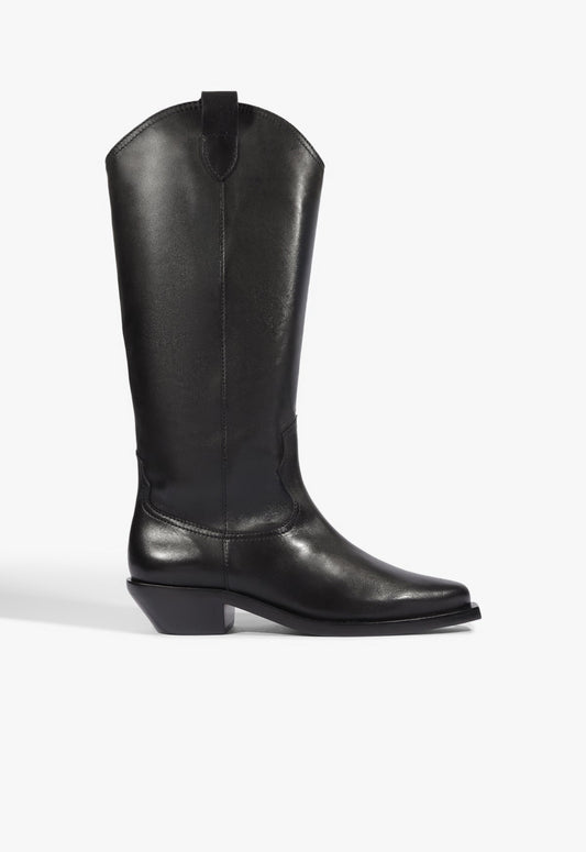 Nash Up Leather Boot 5 Black Leather - Schutz Shoes