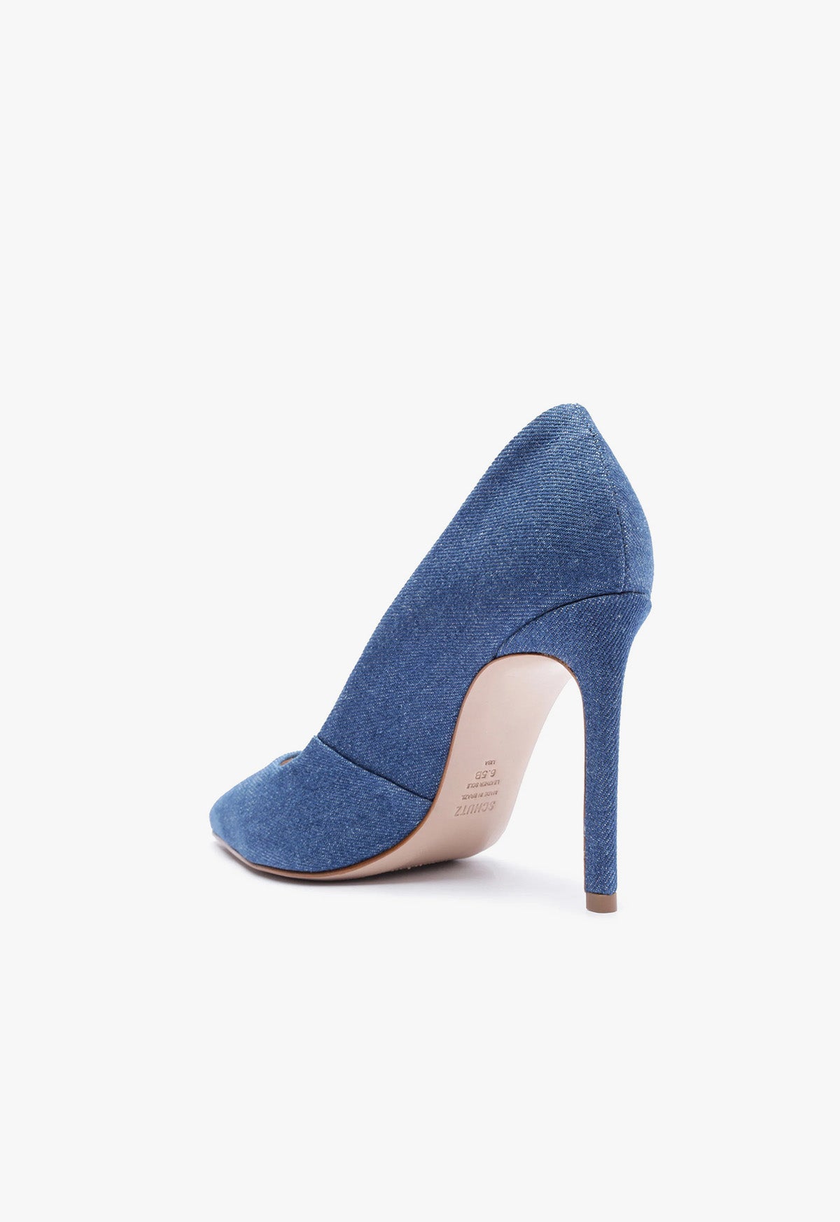 Lou Denim Pump Pumps Open Stock - Schutz Shoes