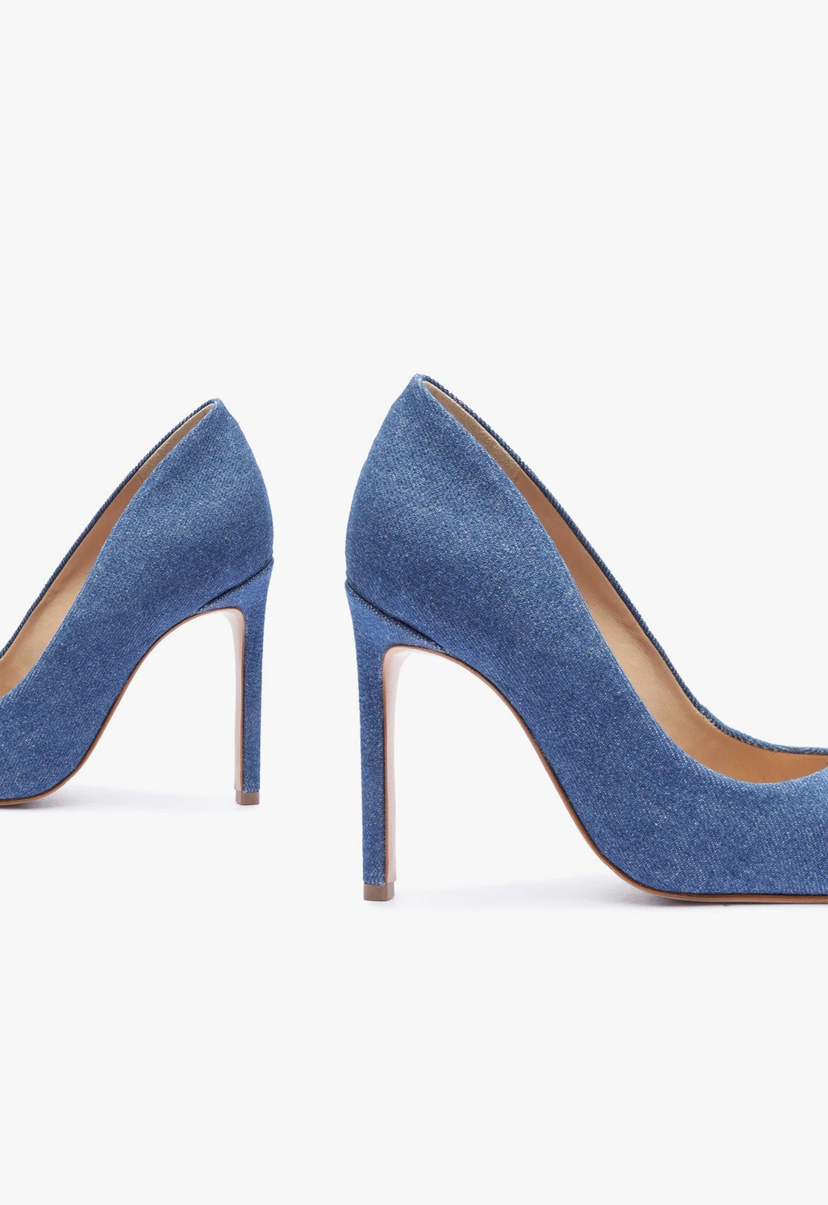 Lou Denim Pump Pumps Open Stock - Schutz Shoes