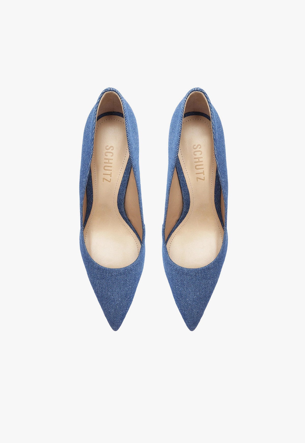 Lou Denim Pump Pumps Open Stock - Schutz Shoes