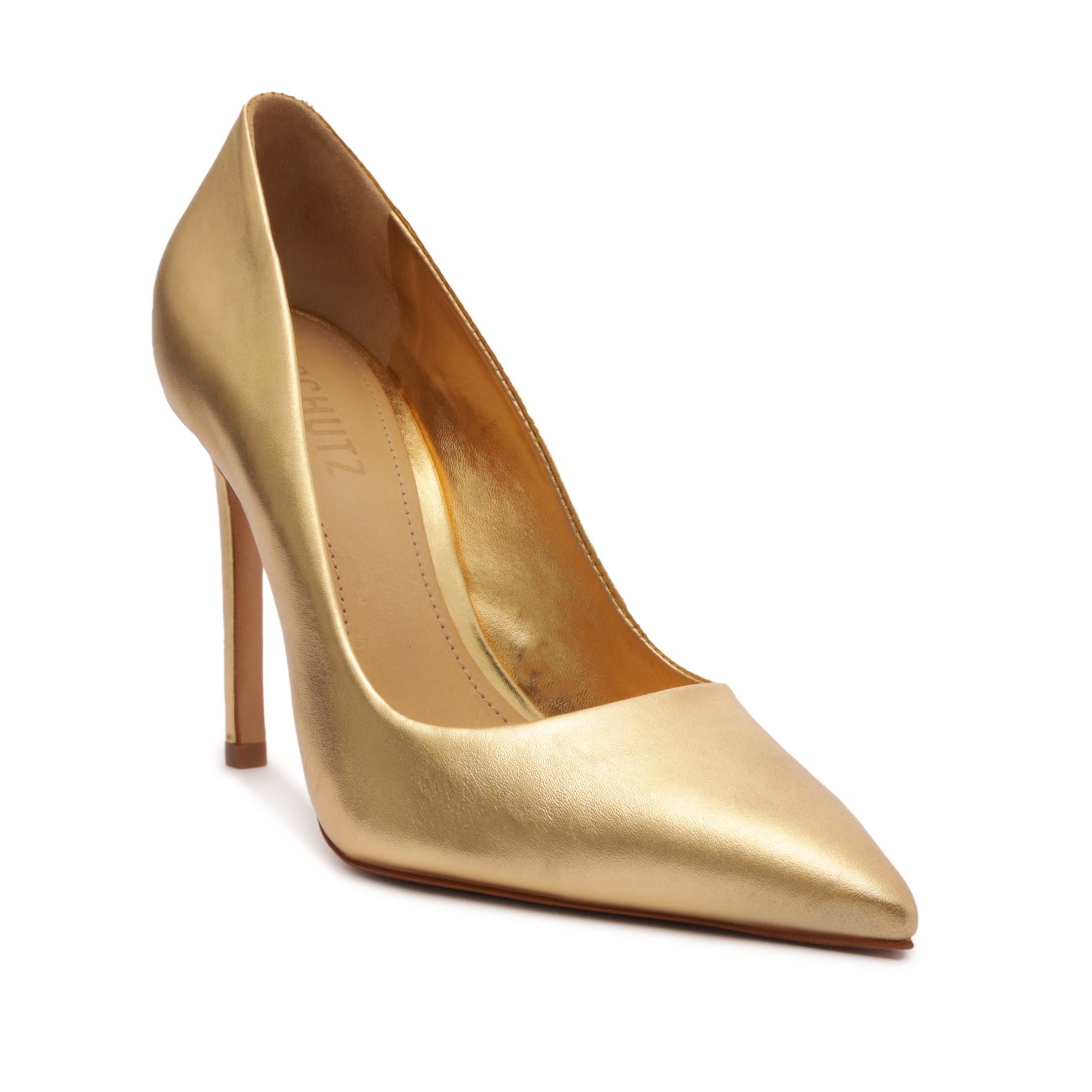 Lou Metallic Leather Pump Pumps Resort 24    - Schutz Shoes