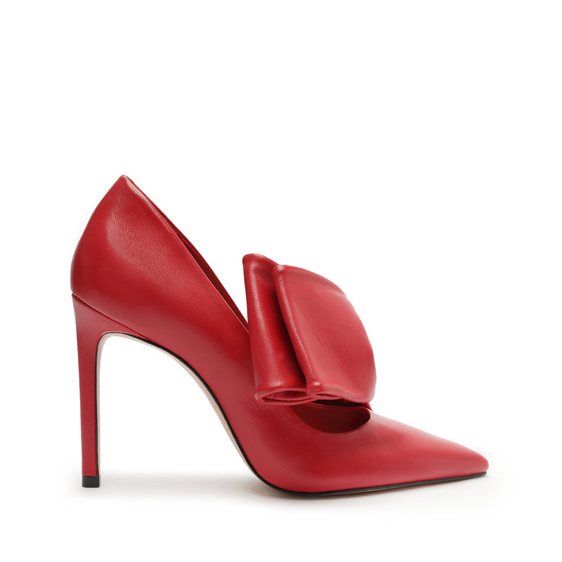 Judy Nappa Leather Pump Pumps Winter 23 5 Red Nappa Leather - Schutz Shoes