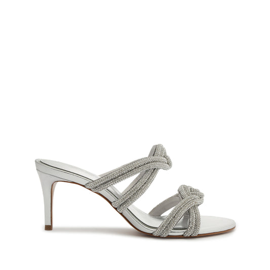 Jocelyn Mule Sandal Sandals SPRING 24 5 Silver Nubuck - Schutz Shoes