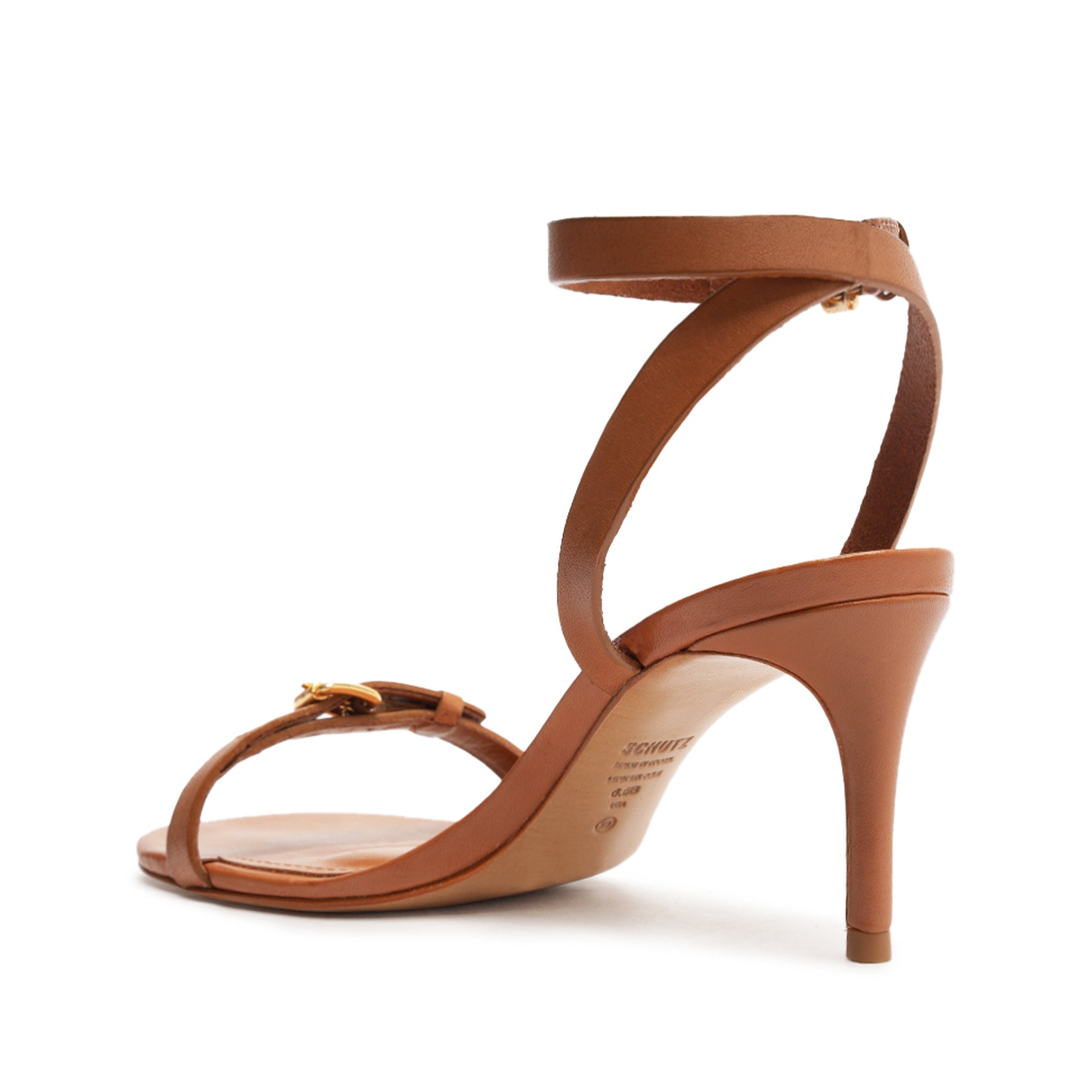 Aurora Mid Stiletto Leather Sandal Sandals SPRING 24    - Schutz Shoes