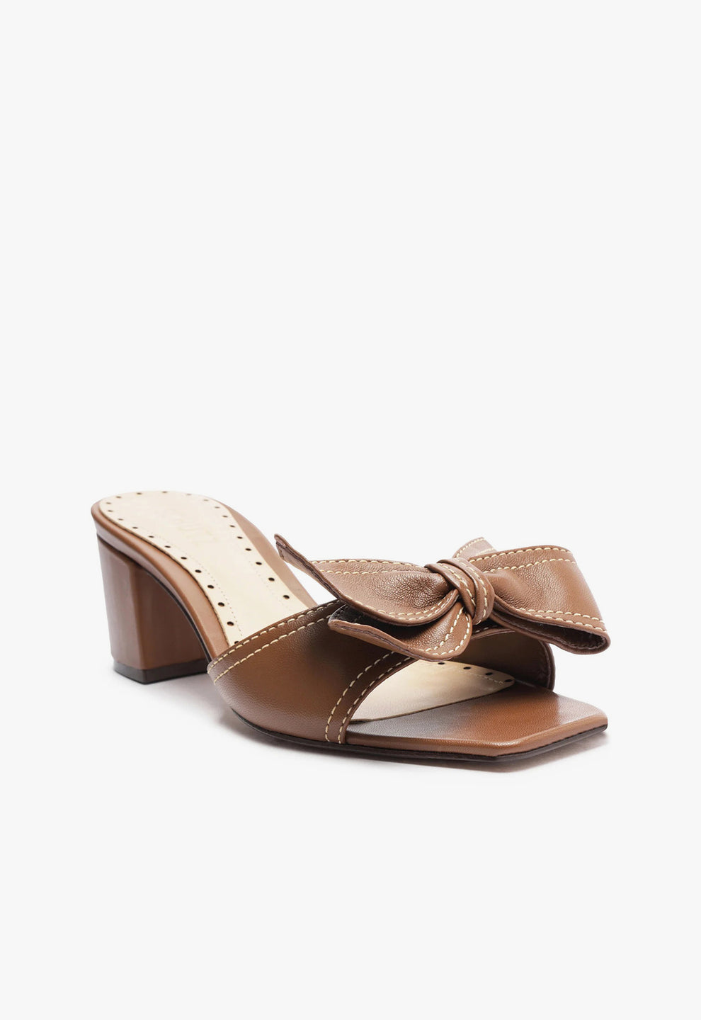 SCHUTZ Deonne Casual Deluxe Nappa Leather Sandal True Beige Sz 7 S013810172 (New)