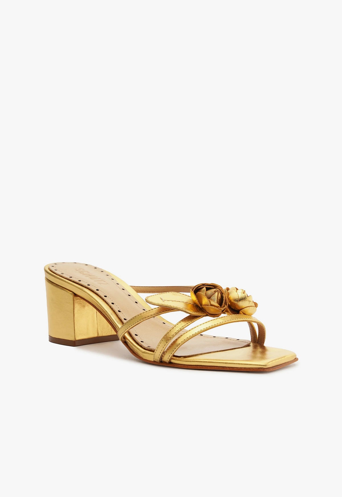 Alma Metallic Leather Sandal Sandals PRE FALL 24 - Schutz Shoes