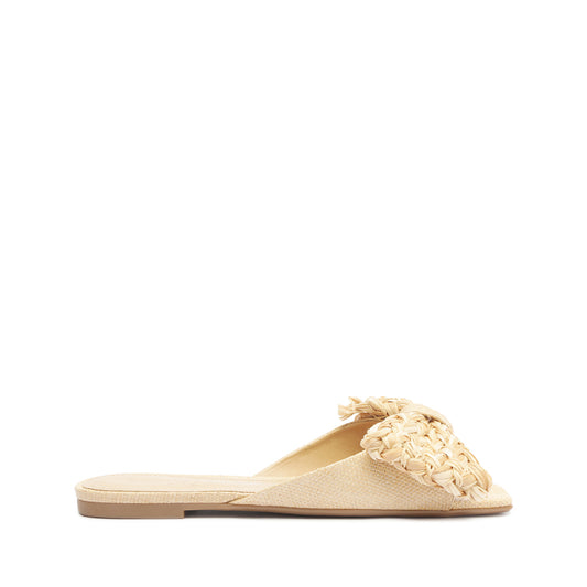 Lienne Straw Flat Sandal Flats High Summer 24 5 Beige Straw - Schutz Shoes