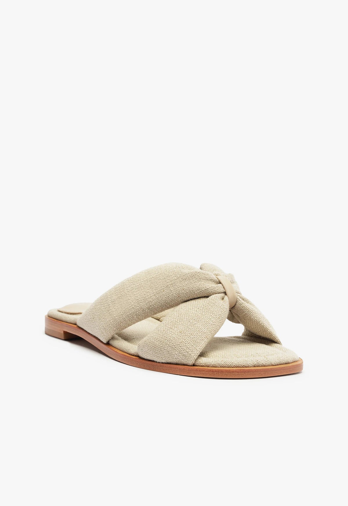 Fairy Casual Linen Sandal Flats SPRING 24 - Schutz Shoes