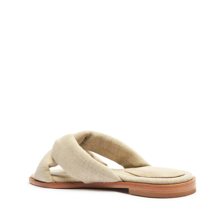 Fairy Casual Linen Sandal Flats Spring 24    - Schutz Shoes