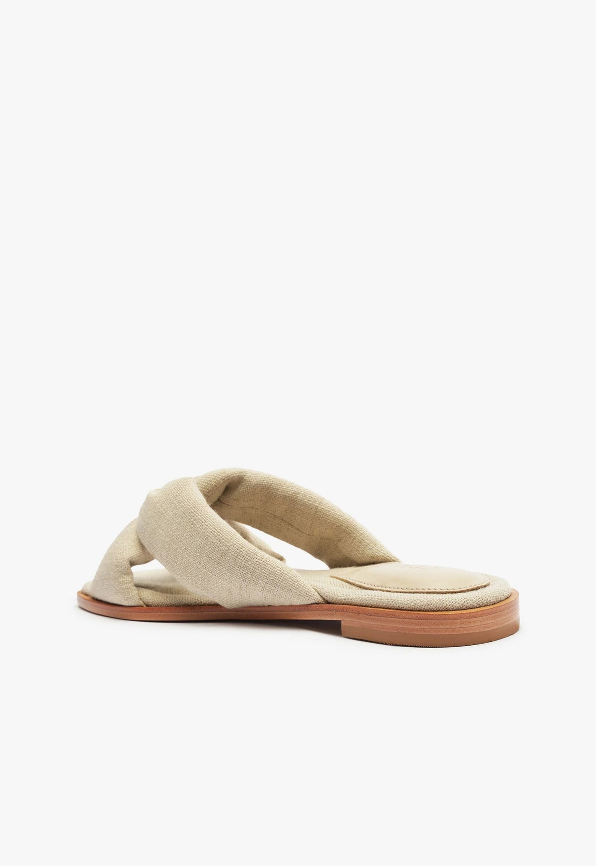 Fairy Casual Linen Sandal Flats SPRING 24 - Schutz Shoes