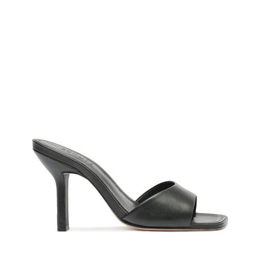 Posseni Casual Leather Sandal Sandals PRE FALL 24 5 Black Nappa Leather - Schutz Shoes