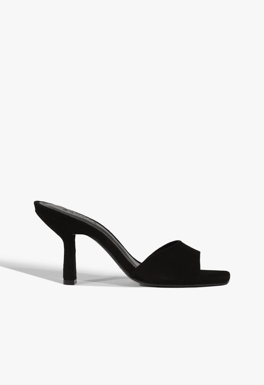 Posseni Suede Sandal FALL 25 5 Black Suede - Schutz Shoes