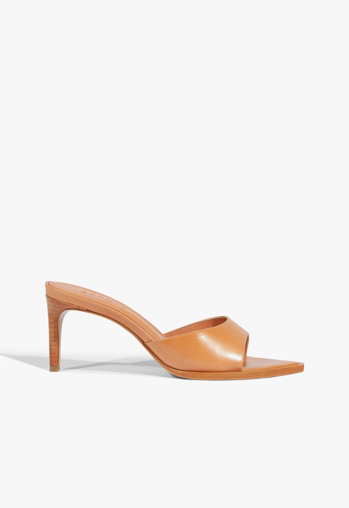 Elise Leather Sandal 5 Earth Clay Leather - Schutz Shoes