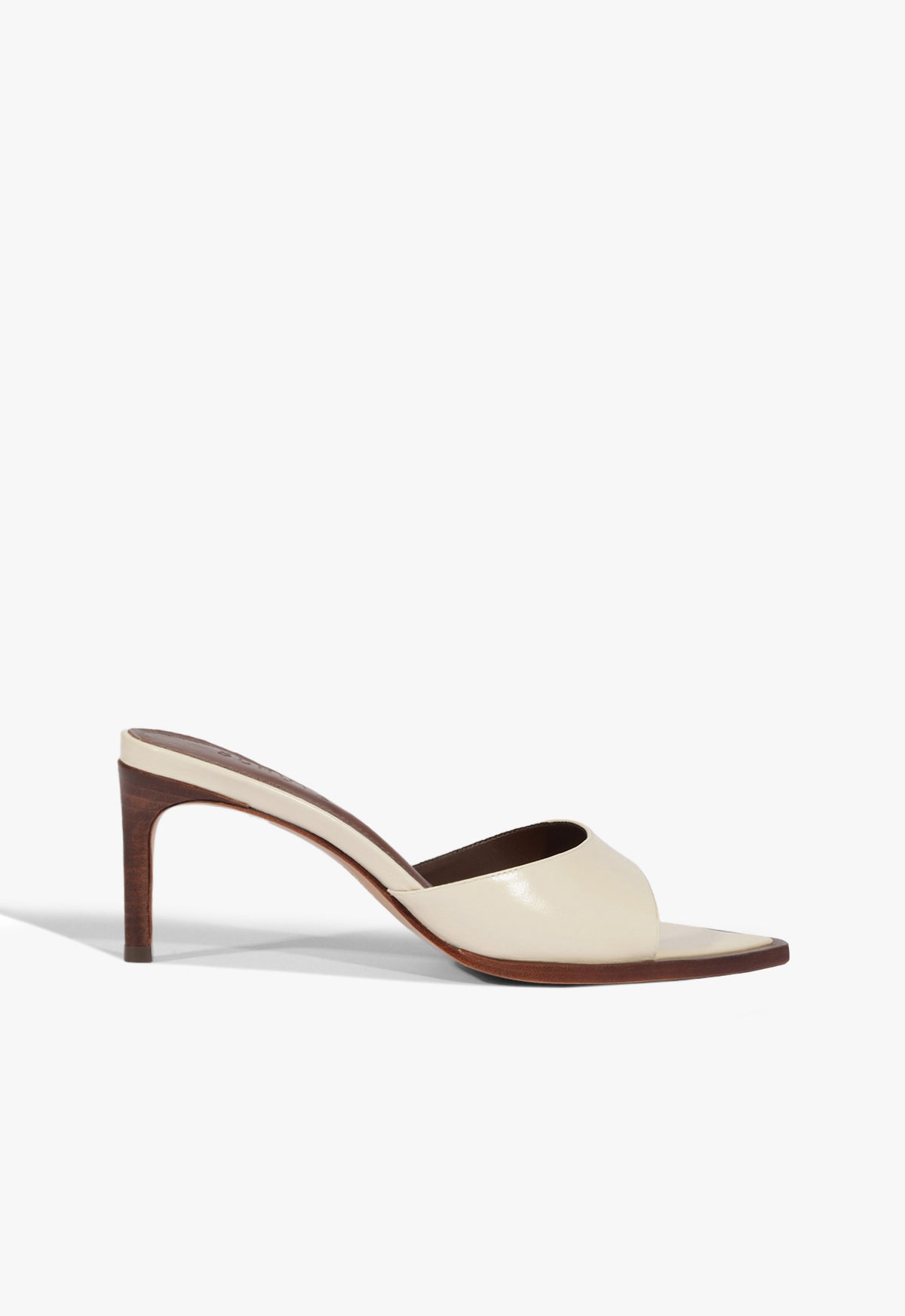 Elise Leather Sandal 5 Sugar White Leather - Schutz Shoes