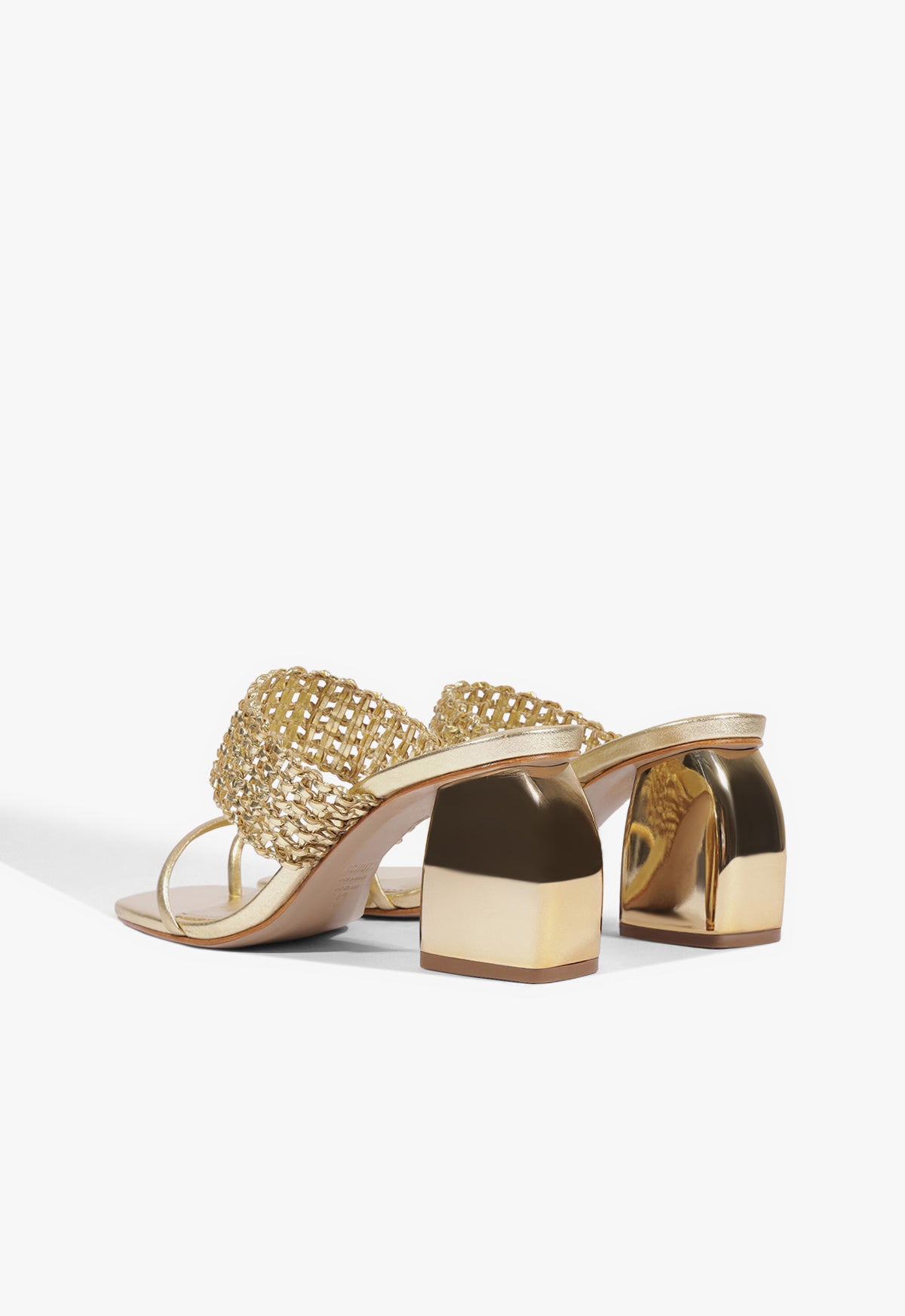 Aberdeen Mid Metallic Sandal - Schutz Shoes