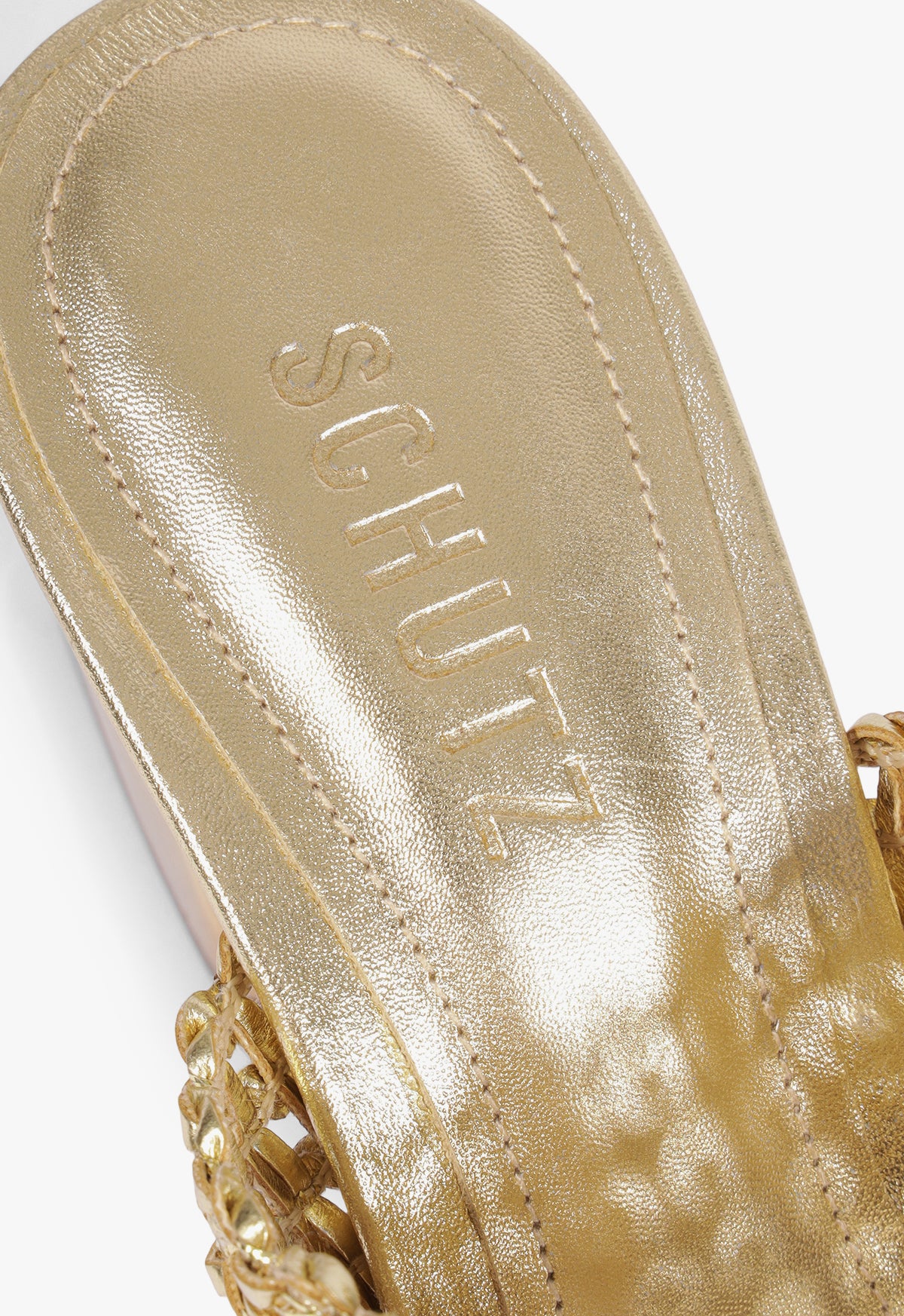 Aberdeen Mid Metallic Sandal - Schutz Shoes