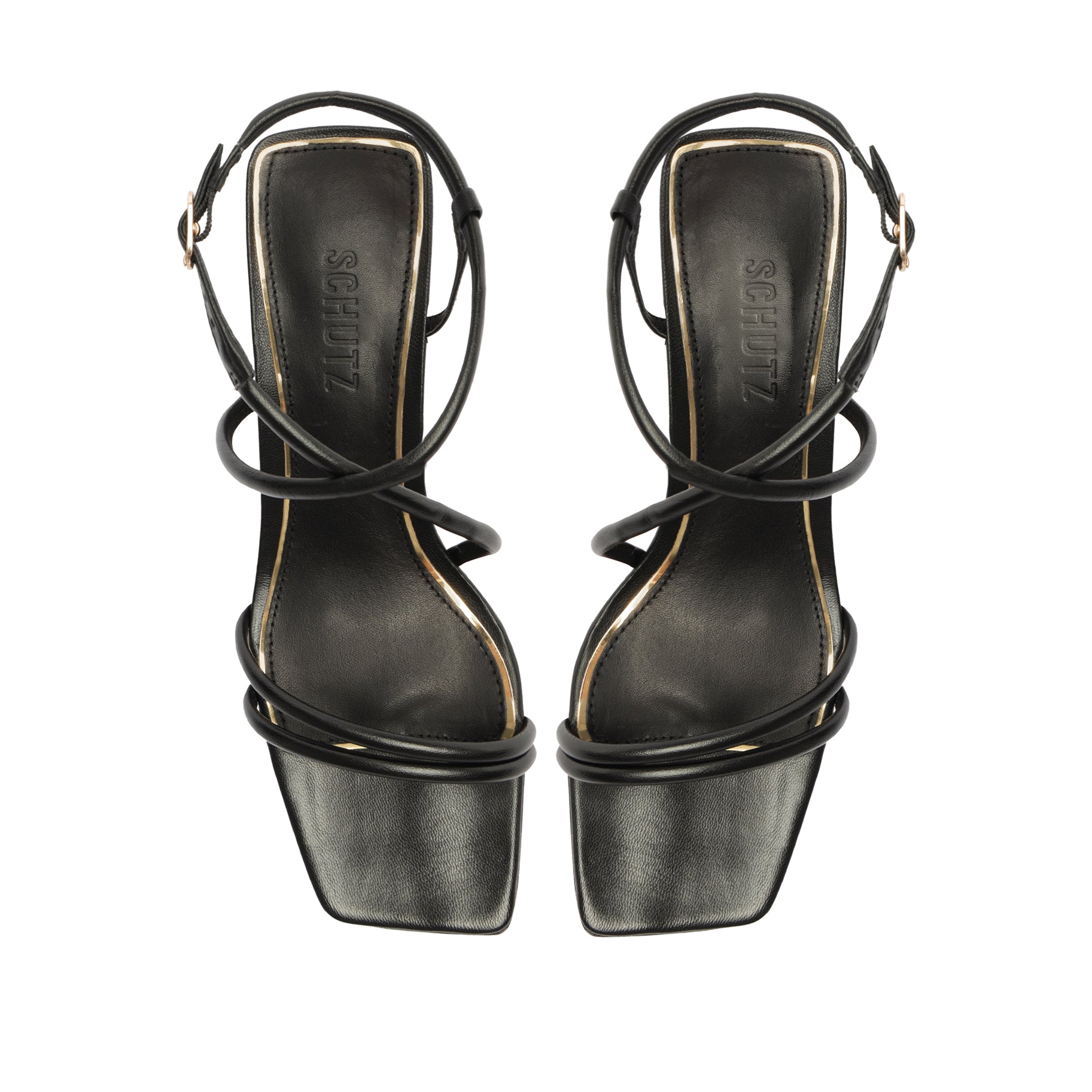 Aimee Block Leather Sandal RESORT 24 - Schutz Shoes