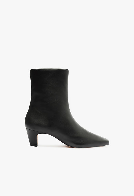 Dellia Nappa Leather Bootie WINTER 23 5 Black Nappa Leather - Schutz Shoes