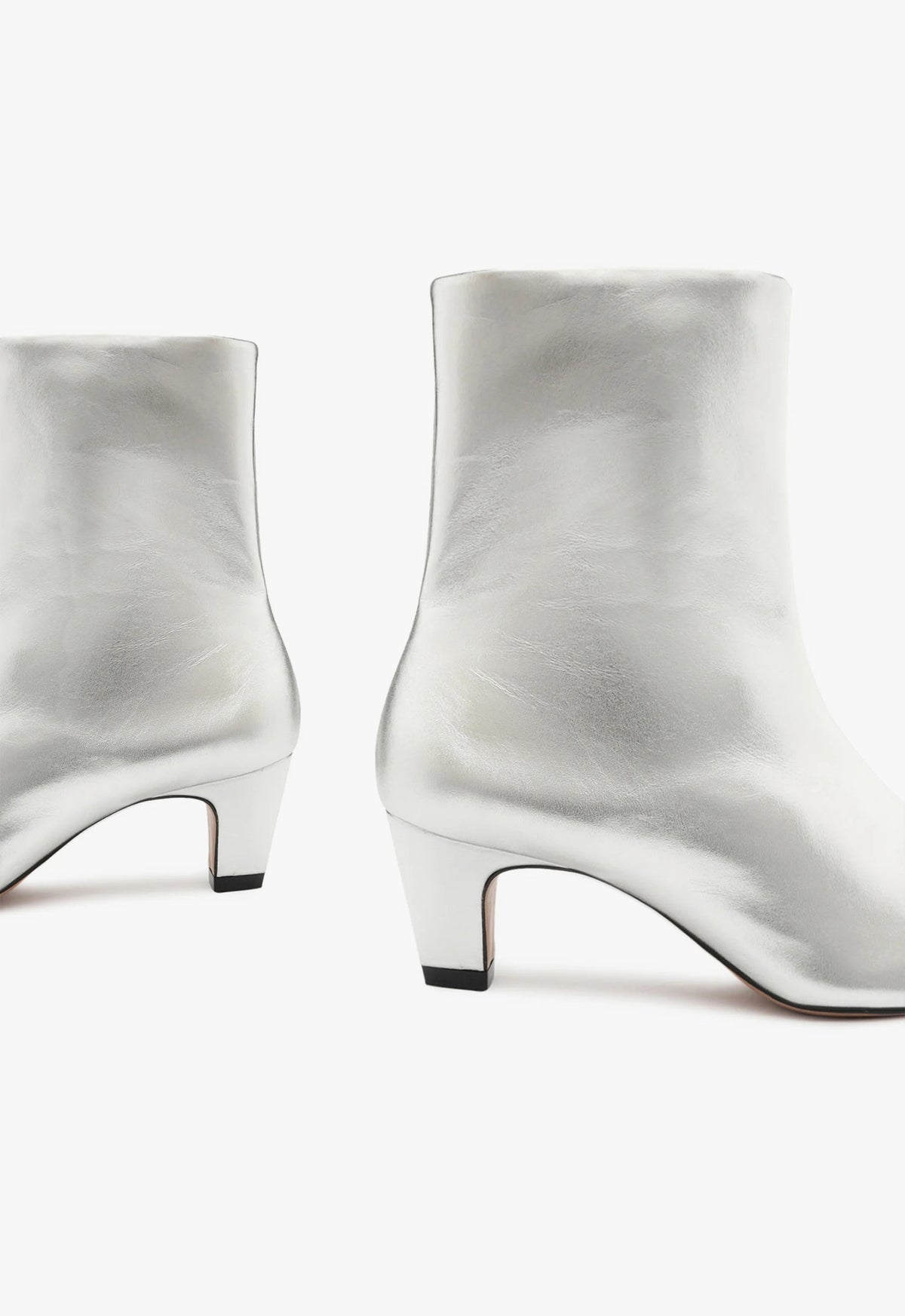 Dellia Metallic Leather Bootie Booties WINTER 23    - Schutz Shoes