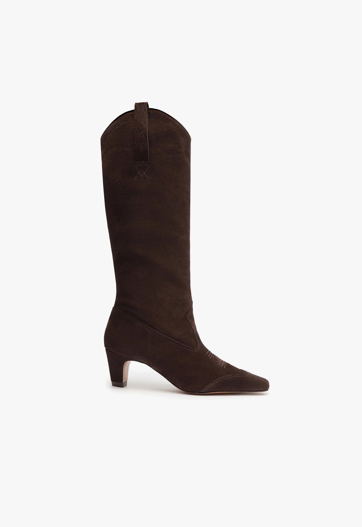 Allie Up Cow Suede Boot Boots WINTER 23 5 Dark Chocolate Cow Suede - Schutz Shoes