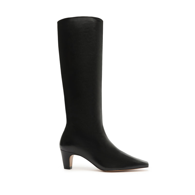 Dellia Up Leather Boot Boots Winter 23 5 Black Nappa Leather - Schutz Shoes
