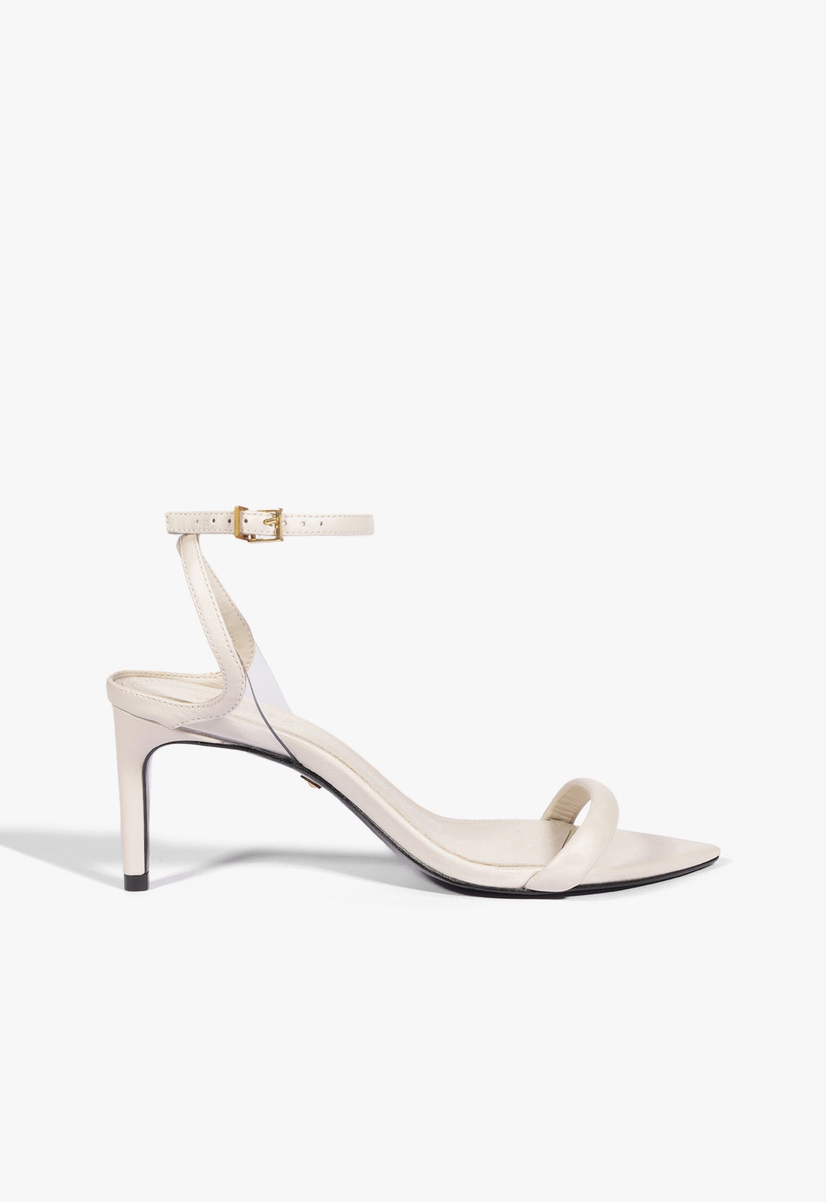 Skye Leather & Vinyl Sandal Fall 24 5 White Nappa Leather & Vinyl - Schutz Shoes