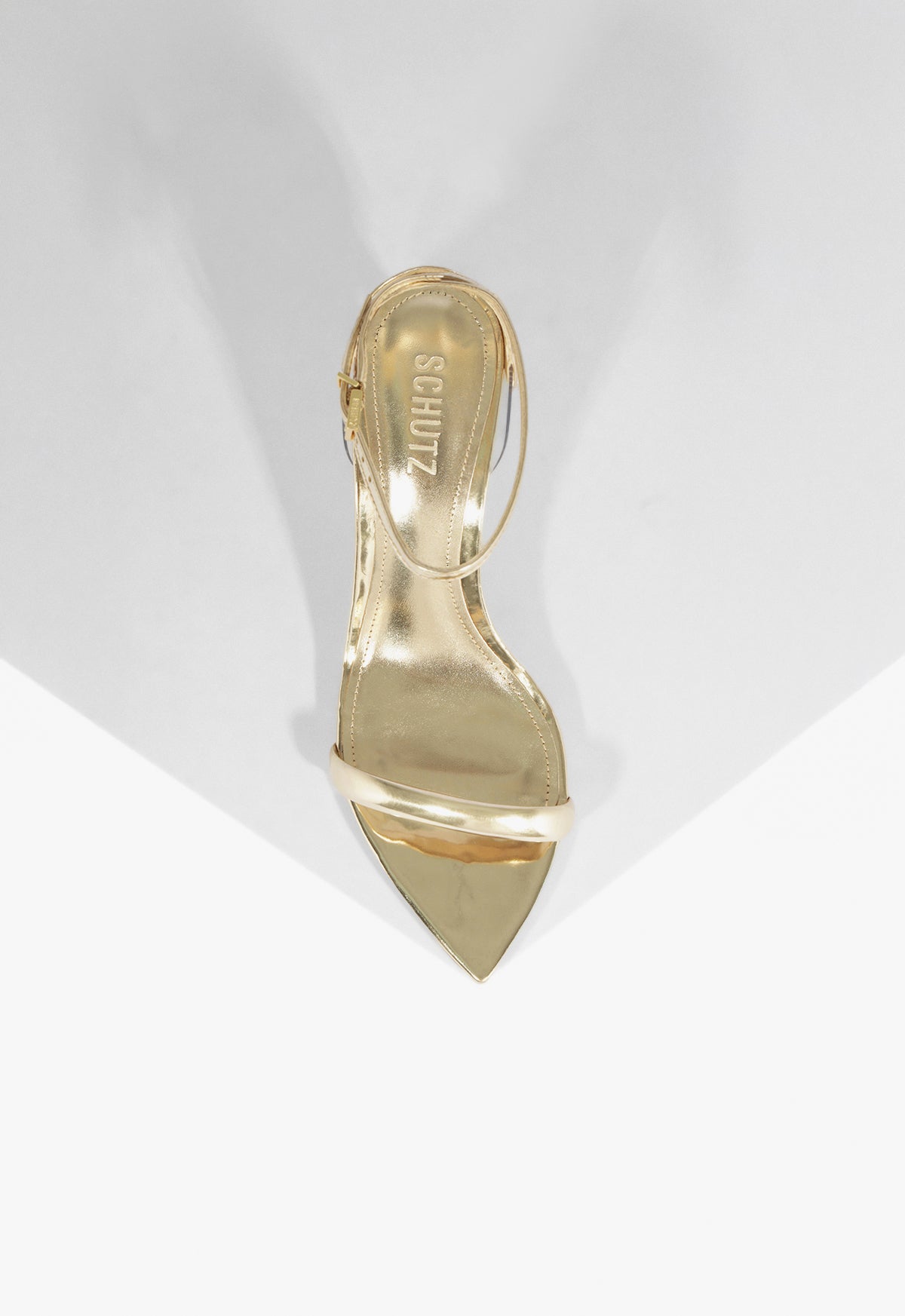 Skye Leaf Mid Metallic Sandal
