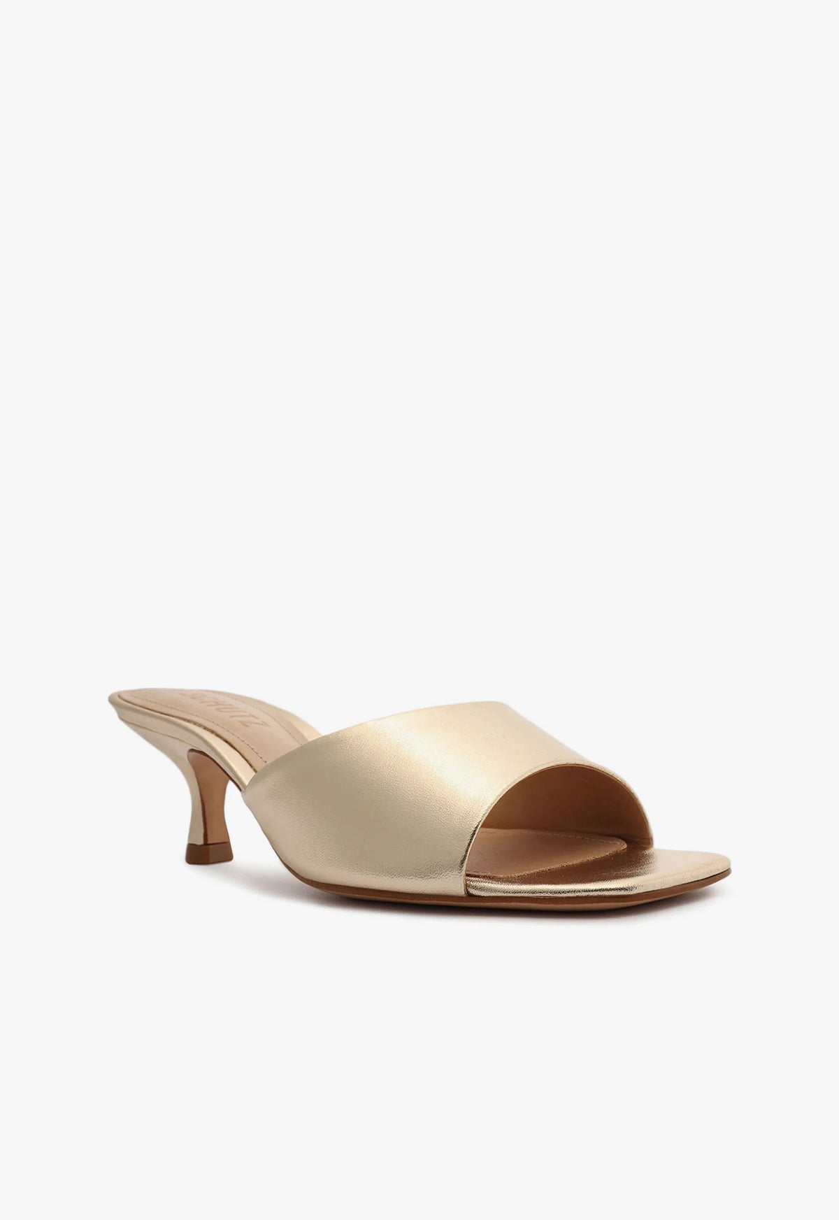 Dethalia Metallic Leather Sandal CO - Schutz Shoes