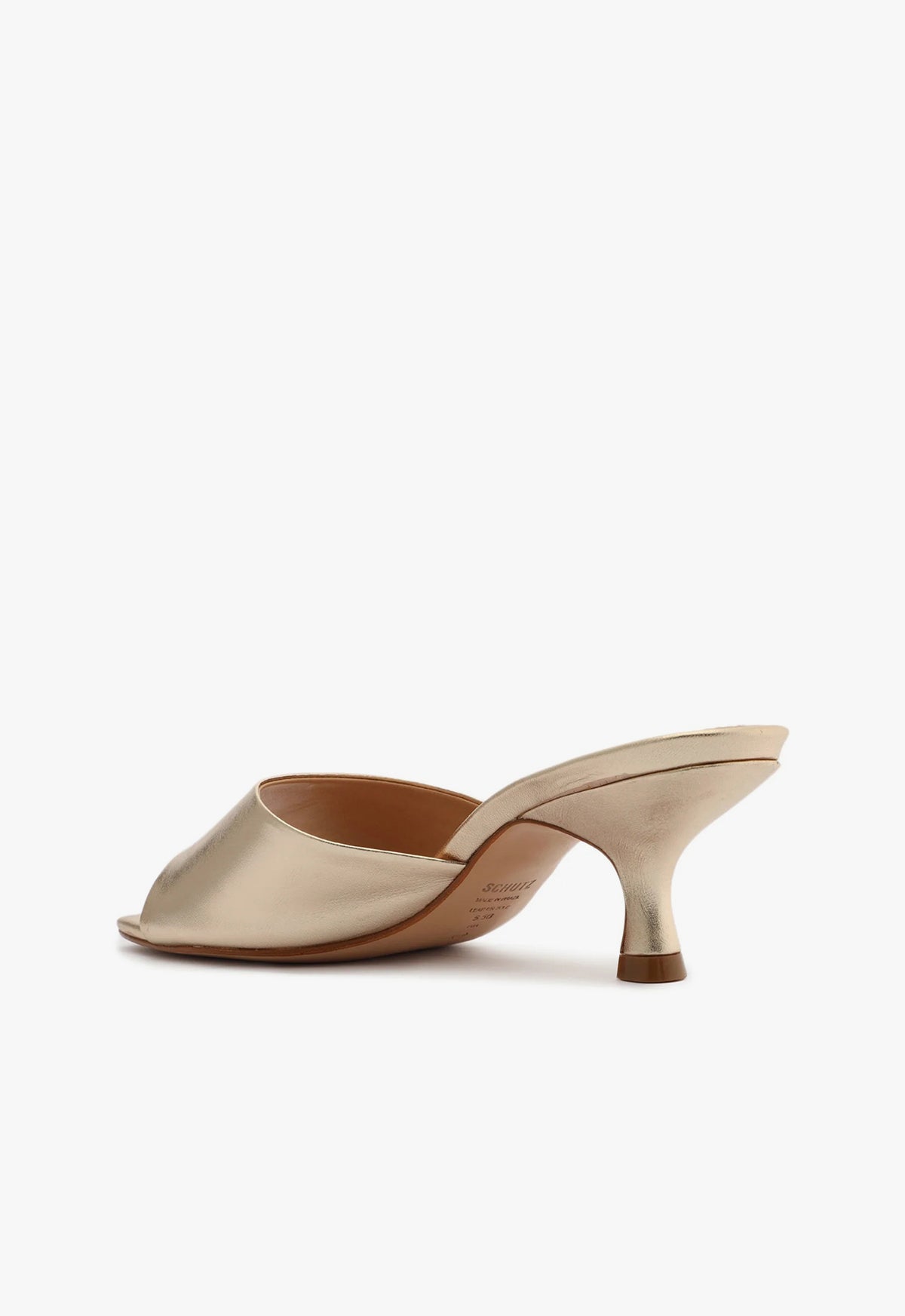 Dethalia Metallic Leather Sandal CO - Schutz Shoes