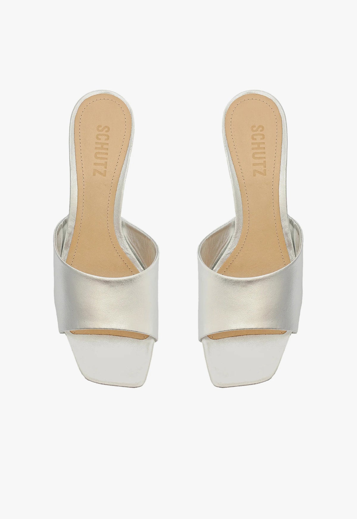 Dethalia Metallic Leather Sandal CO - Schutz Shoes