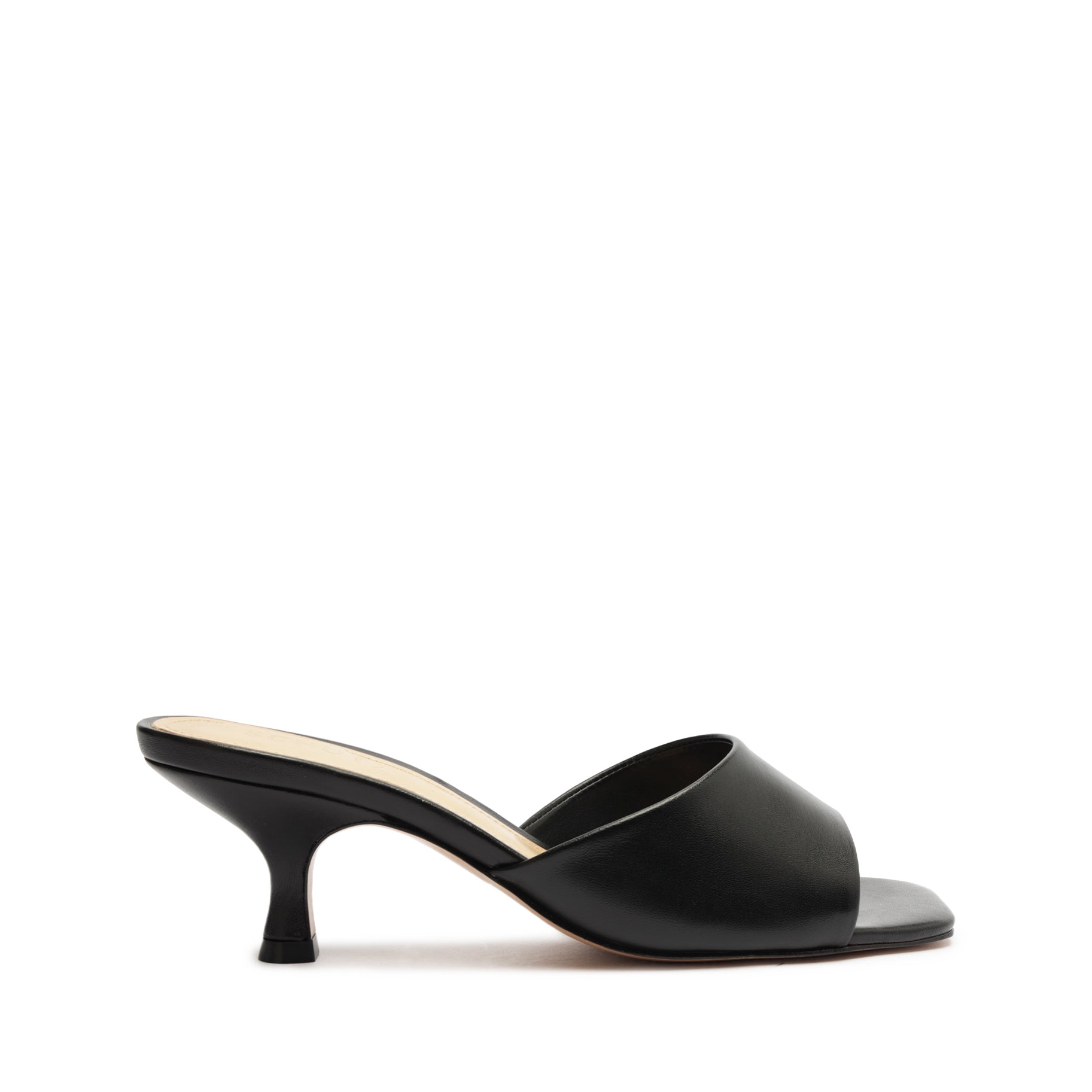 Dethalia Nappa Leather Sandal Sandals WINTER 23 5 Black Nappa Leather - Schutz Shoes