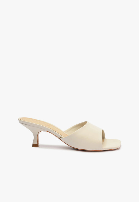 Dethalia Nappa Leather Sandal CO 5 Pearl Nappa Leather - Schutz Shoes