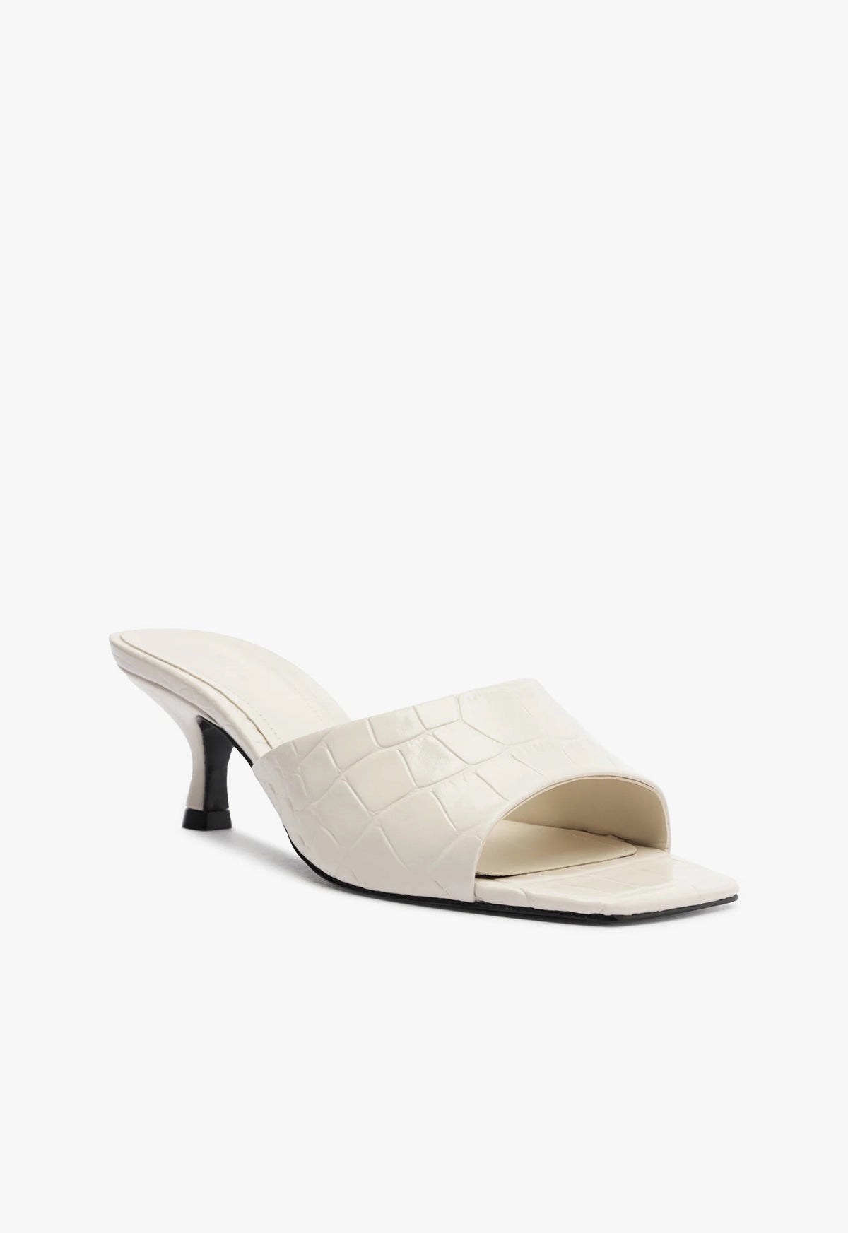 Dethalia Croco Leather Sandal Sandals Pre Fall 24    - Schutz Shoes