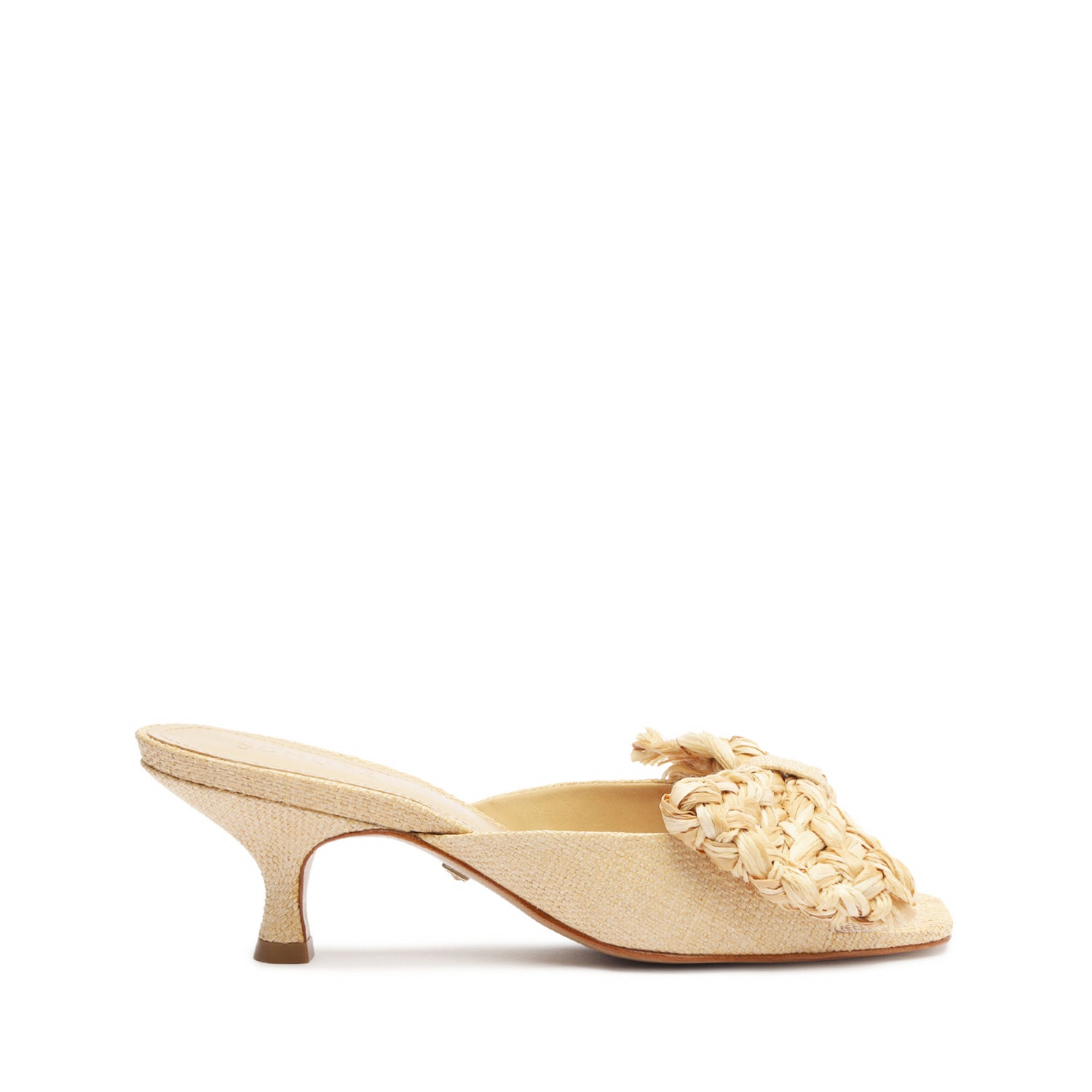 Lienne Straw Sandal 5 Beige Straw - Schutz Shoes