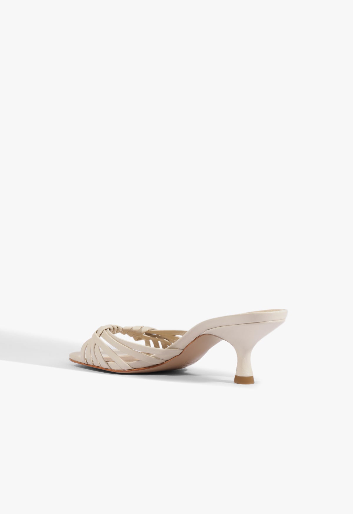 Tara Mule Mid Leather Sandal - Schutz Shoes